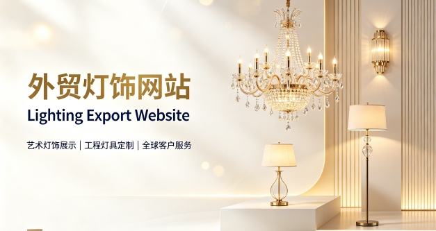 外贸灯饰独立站定制搭建实战案例｜ABG集团出口企业双语网站建设制作全流程解析