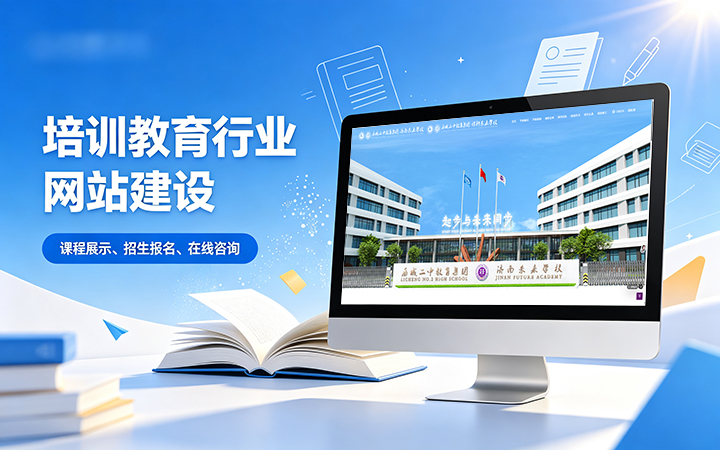 ABG集团教育培训行业官网建设_学校培训机构网站设计制作